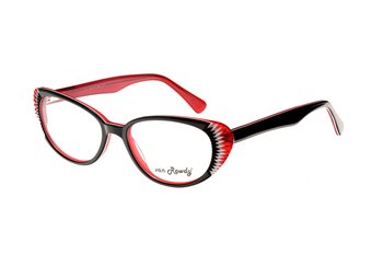 Acetate frame black/white re