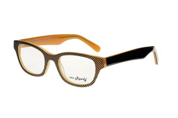Acetate brown/orange strap